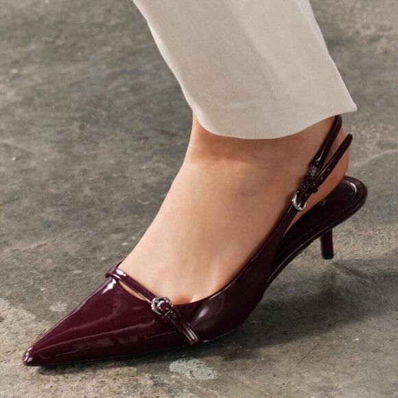 ZARA BLOGGER FAVE!!! Heels with Buckle Detail NWT LAST ONE!!! - Picture 12 of 16